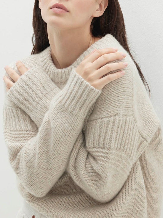 NakedCashmere Sweaters - NAKED CASHMERE GISELLE PULLOVER IN ARCTIC GREY